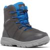 Columbia Kids’ Fairbanks Omni-heat Snow Boots(Dark Grey/Bright Indigo)