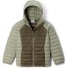 Columbia baby-girls Powder Lite II Hooded Jacket(Stone Green/Safari)