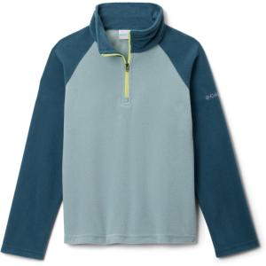 Columbia Girls Glacial Fleece Half Zip(Crushed Blue/Everblue)