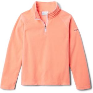 Columbia Girls Glacial Fleece Half Zip(Hot Coral)