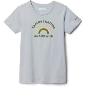 Columbia Girls Mission Lake Short Sleeve Graphic ShirtT-Shirt(Cirrus Grey/Explore Nature)