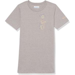 Columbia Girls Mission Lake Short Sleeve Graphic ShirtT-Shirt(Columbia Grey Heather/Camp Csc Graphic)