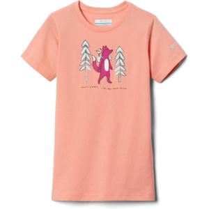 Columbia Girls Mission Lake Short Sleeve Graphic ShirtT-Shirt(Coral Reef Foxy Pack)
