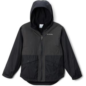 Columbia Girls Rainy Trails Ii Fleece Lined Jacket(Black)