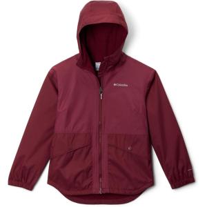 Columbia Girls Rainy Trails Ii Fleece Lined Jacket(Rich Wine)