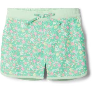 Columbia Girls Sandy Shores Boardshort(Light Jade Mini-biscus/Key West)
