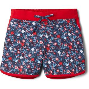 Columbia Girls Sandy Shores Boardshort(Nocturnal Mini-biscus/Red Lily)