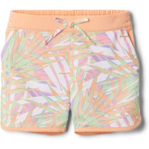 Columbia Girls Sandy Shores Boardshort(Peach Dye Palms Tonal/Peach)