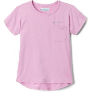 Columbia Girls Tech Trail Short Sleeve Tee(Cosmos Heather)