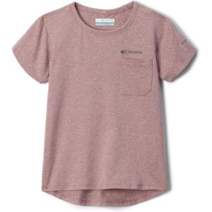 Columbia Girls Tech Trail Short Sleeve Tee(Fig Heather)