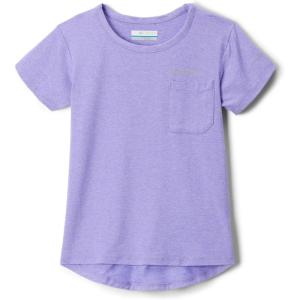 Columbia Girls Tech Trail Short Sleeve Tee(Paisley Purple Heather)