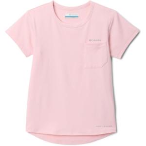 Columbia Girls Tech Trail Short Sleeve Tee(Satin Pink Heather)