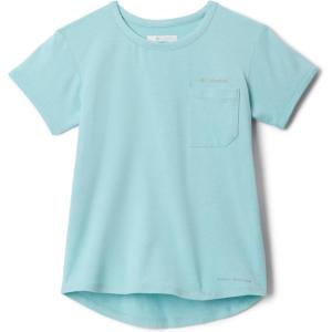Columbia Girls Tech Trail Short Sleeve Tee(Spray Heather)