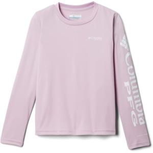 Columbia Girls Tidal Tee Long Sleeve(Aura/White Logo)
