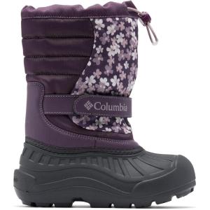 Columbia Kids’ Powderbug Snowlite Snow Boots(Dusty Purple/Dusty Purple Posies)