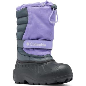 Columbia Kids’ Powderbug Snowlite Snow Boots(Paisley Purple/Graphite)