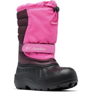 Columbia Kids’ Powderbug Snowlite Snow Boots(Pink Ice/Moonvista)