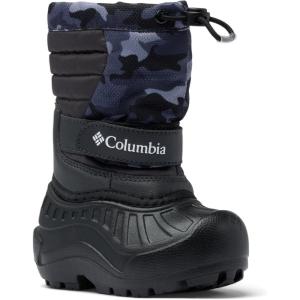 Columbia Kids’ Powderbug Snowlite Snow Boots(Shark/Black Urban Camo)