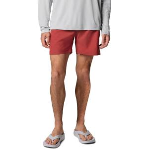 Columbia Mens PFG Rambler Water Short(Dusty Crimson)