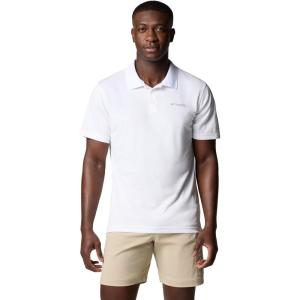 Columbia Mens PFG Solar Stream Polo(White)