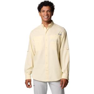 Columbia Men’s PFG Tamiami II UPF 40 Long Sleeve Fishing Shirt(Lemon Wash)