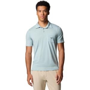Columbia Mens PFG Uncharted Polo(Crushed Blue Heather)
