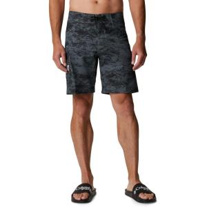 Columbia Men’s Silver Ridge Blocked Long Sleeve Shirt(Black Pfg Camo)
