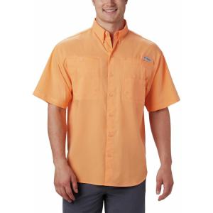 Columbia Men’s Silver Ridge Blocked Long Sleeve Shirt(Bright Nectar)