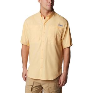 Columbia Men’s Silver Ridge Blocked Long Sleeve Shirt(Cocoa Butter)
