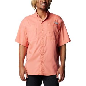 Columbia Men’s Silver Ridge Blocked Long Sleeve Shirt(Faded Peach)