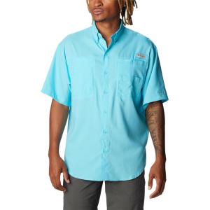 Columbia Men’s Silver Ridge Blocked Long Sleeve Shirt(Opal Blue)
