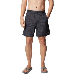 Columbia Mens Super Backcast II Water Short(Black Digiscale Print)