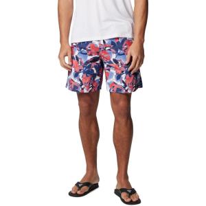 Columbia Mens Super Backcast II Water Short(Collegiate Navy Ikat Palms)
