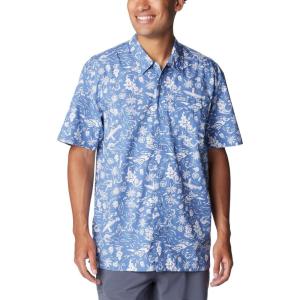 Columbia Men’s Super Tamiami Long Sleeve Shirt(Bluebell/Kahawai)