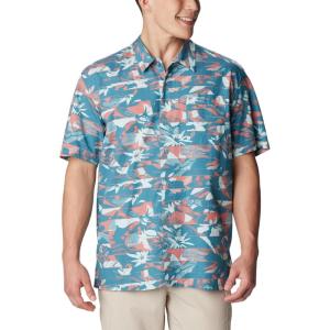 Columbia Men’s Super Tamiami Long Sleeve Shirt(Canyon Blue/Fullcast)
