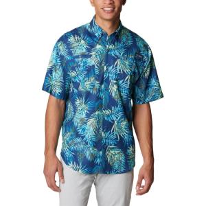 Columbia Men’s Super Tamiami Long Sleeve Shirt(Carbon Tunatropic Print)
