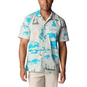 Columbia Men’s Super Tamiami Long Sleeve Shirt(Cool Green Casting Kings)