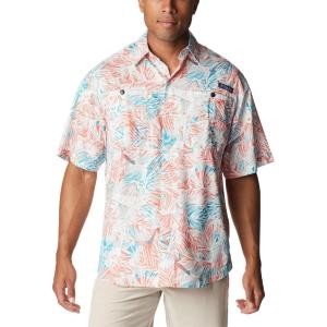 Columbia Men’s Super Tamiami Long Sleeve Shirt(Corange Tropiclure)