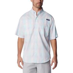 Columbia Men’s Super Tamiami Long Sleeve Shirt(Gulf Stream/All Over Gingham)