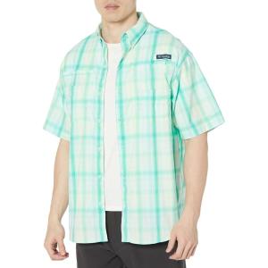 Columbia Men’s Super Tamiami Long Sleeve Shirt(Key West Blur Check)