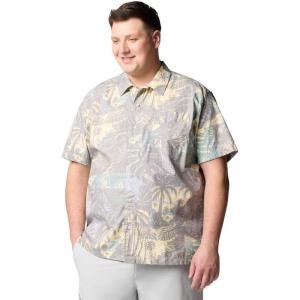 Columbia Men’s Super Tamiami Long Sleeve Shirt(Lemon Wash Tarpon Trek)