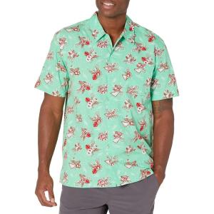 Columbia Men’s Super Tamiami Long Sleeve Shirt(Light Jade Lite Me Up Print)