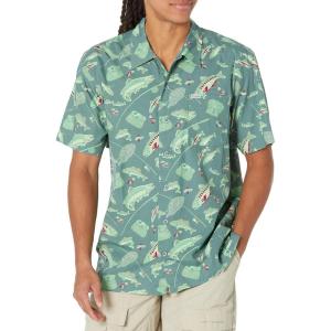 Columbia Men’s Super Tamiami Long Sleeve Shirt(Metal Midwest Bounty Print)
