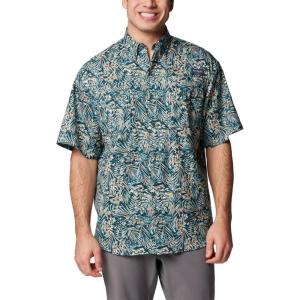 Columbia Men’s Super Tamiami Long Sleeve Shirt(Midnight Teal Tunado)