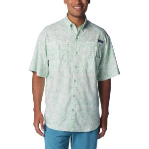 Columbia Men’s Super Tamiami Long Sleeve Shirt(New Mint/Tunado Tonal)