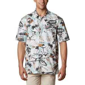 Columbia Men’s Super Tamiami Long Sleeve Shirt(Pond Offshore Archive Print)