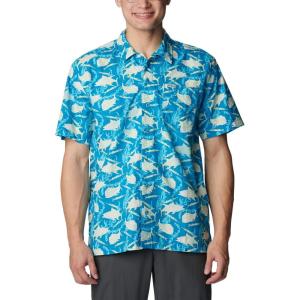 Columbia Men’s Super Tamiami Long Sleeve Shirt(Pool Ballybait Print)
