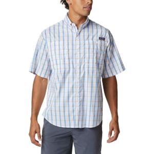 Columbia Men’s Super Tamiami Long Sleeve Shirt(Sail Plaid)