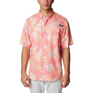 Columbia Men’s Super Tamiami Long Sleeve Shirt(Salmon Tunatropic Print)
