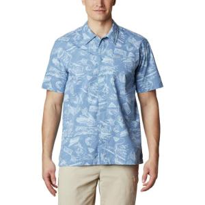 Columbia Men’s Super Tamiami Long Sleeve Shirt(Skyler Freshwater Roots Print)